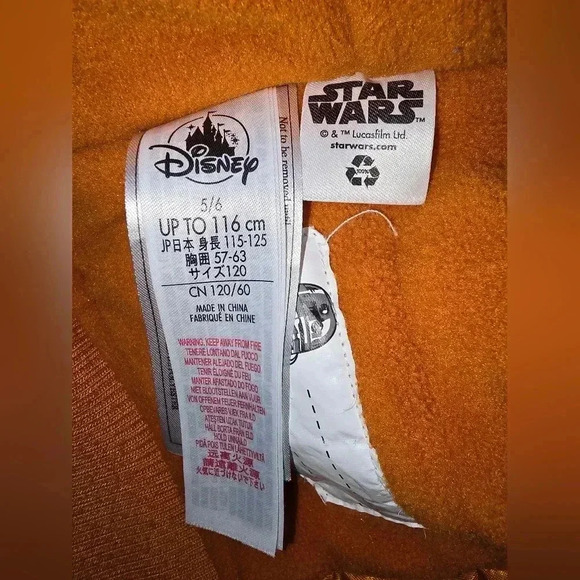 Rare Disney Star Wars: The Rise of Skywalker Hooded Jacket Size 5/6 years - Picture 9 of 12